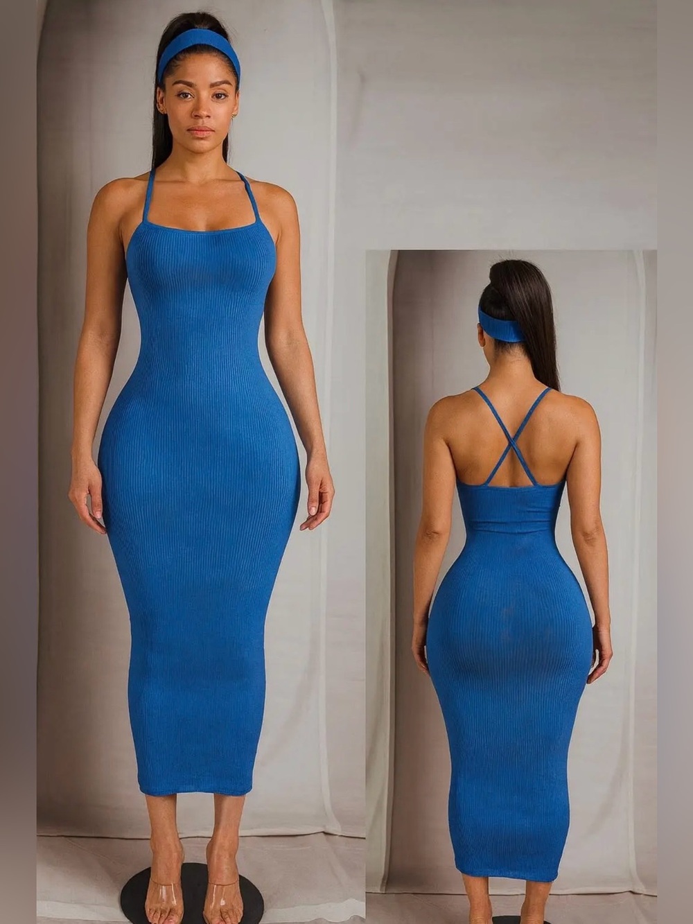 Gina Baddie Dress with matching Headband
